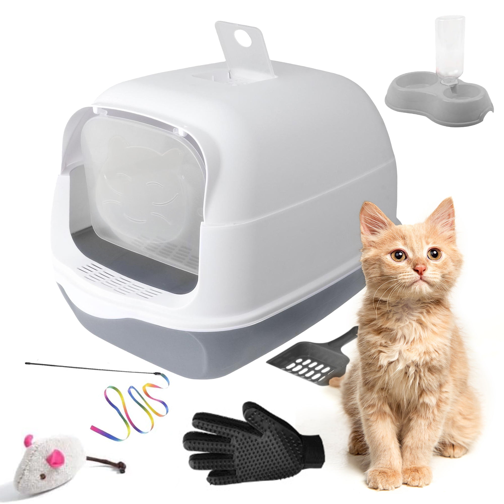 Cat Litter Box Closed Cat Toilet, Which Can Better Isolate The Smell And Prevent External,