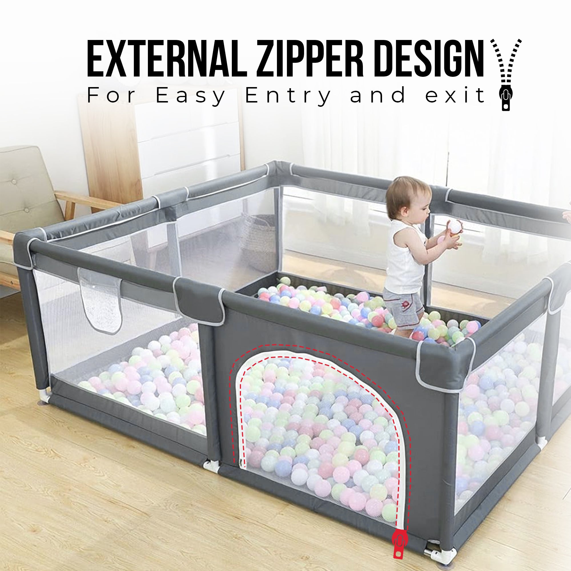 Playpen Baby Large Size Playpen, set up and fold down, Best Baby Playpen extra-large