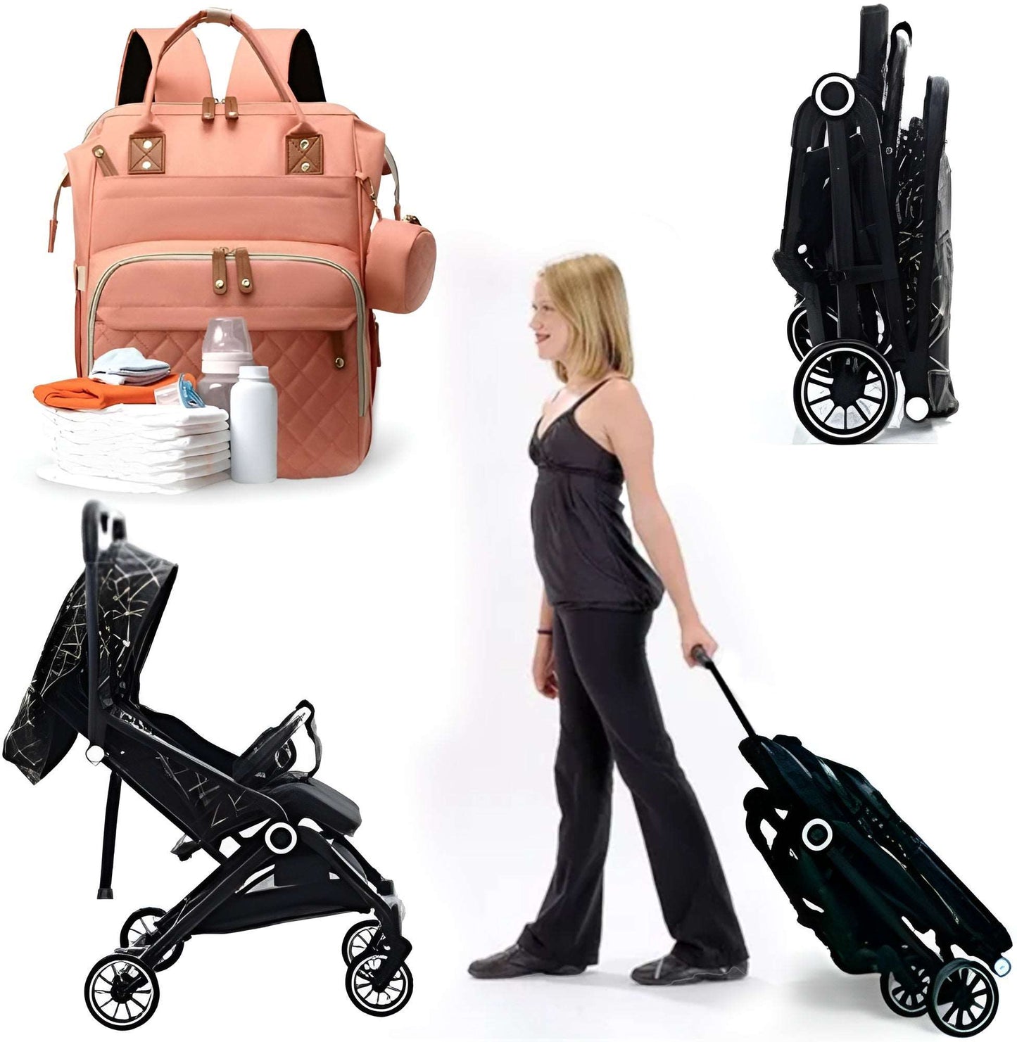 WESOUQ™ Baby Stroller and Baby Bolsas Maternity bag Pack Trend