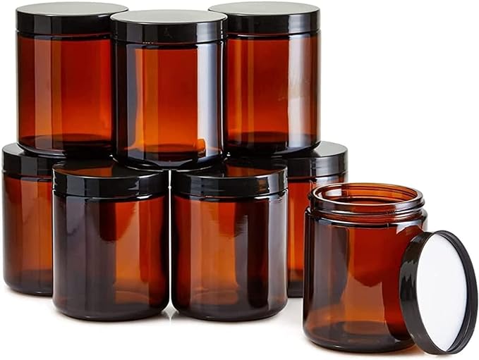 12 PCS Glass Jars with Airtight Lids extensively useful Spice Containers for Home Kitchen