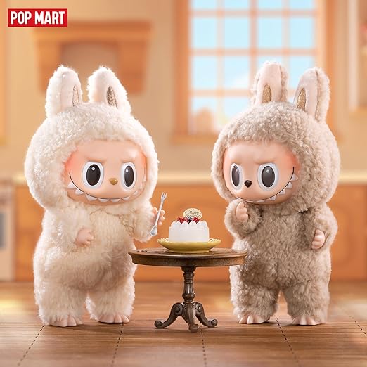 Labubu The Monsters - Tasty Macarons Vinyl Face Blind Box, Random Design Action Figures Collectible Toys Home Decorations, Single Box