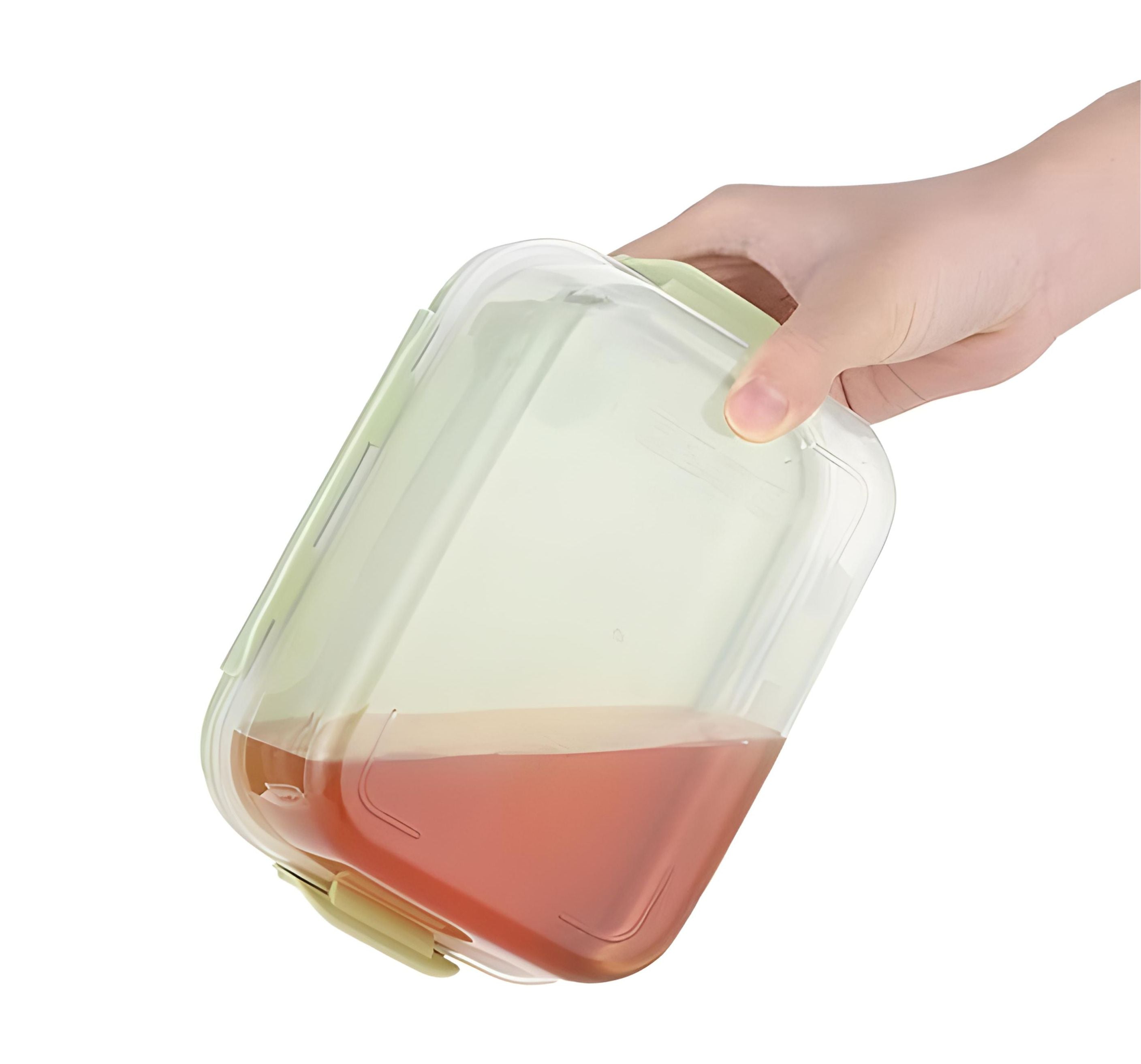 Green Rectangular Food Storage Containers with Leak-Proof Lids -6 large ice pack Microwave & Dishwasher Safe