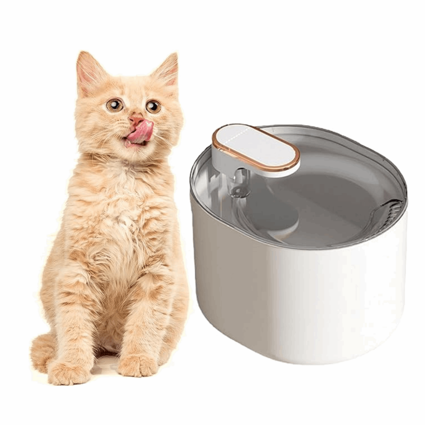 WESOUQ™ Cat Water Fountain - Pet Water Dispenser with Filter for Hygienic, 3L Automatic Dispenser,