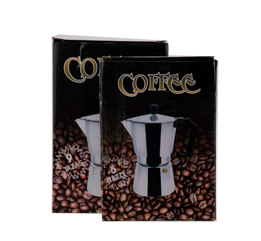 QAluminium Coffee Mocha Moka Pot Espresso Maker Wholesale Espresso 1/3/6/8/9/12 Cup Cafetiere
