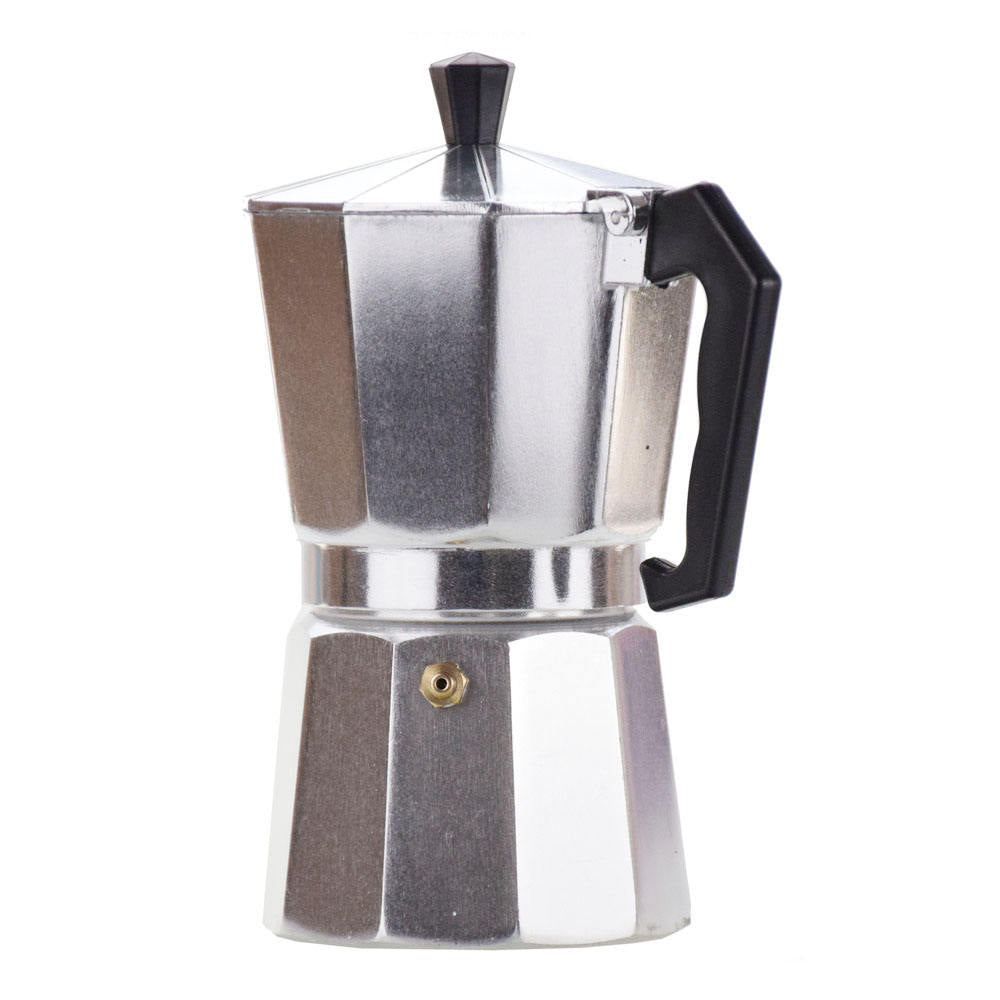 QAluminium Coffee Mocha Moka Pot Espresso Maker Wholesale Espresso 1/3/6/8/9/12 Cup Cafetiere
